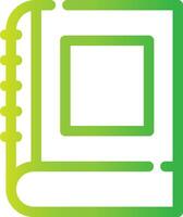 Diary Creative Icon Design vector