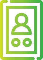 Phone Call Creative Icon Design vector