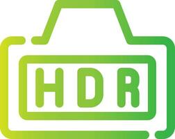 Hdr Creative Icon Design vector