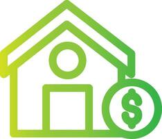 House Sale Creative Icon Design vector