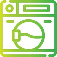 Washing Machine Creative Icon Design vector