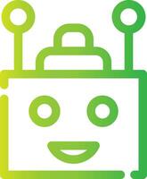 Chatbot Creative Icon Design vector