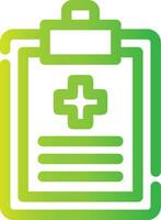 Health Report Creative Icon Design vector