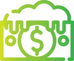 Money Laundering Creative Icon Design vector