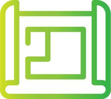 Blueprint Creative Icon Design vector