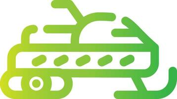 Snowmobile Creative Icon Design vector