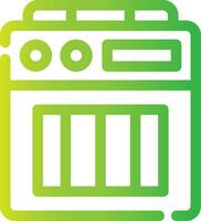 Amplifier Box Creative Icon Design vector