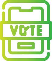 Vote Creative Icon Design vector