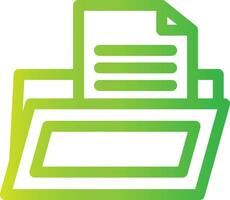 Folder Creative Icon Design vector