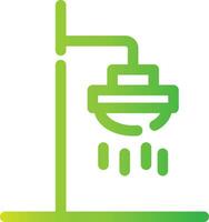 Roof Shower Creative Icon Design vector