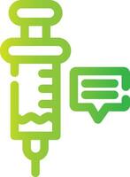 Syringe Creative Icon Design vector