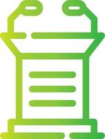 Lectern Creative Icon Design vector