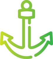 Anchor Creative Icon Design vector