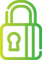 Padlock Creative Icon Design vector