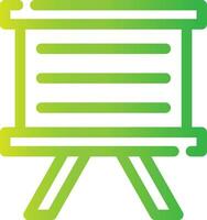 White Board Creative Icon Design vector