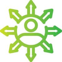 Influence Creative Icon Design vector