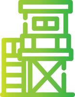 Watchtower Creative Icon Design vector