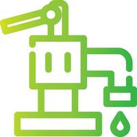 Hand Pump Creative Icon Design vector