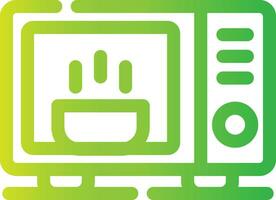 Microwave Creative Icon Design vector