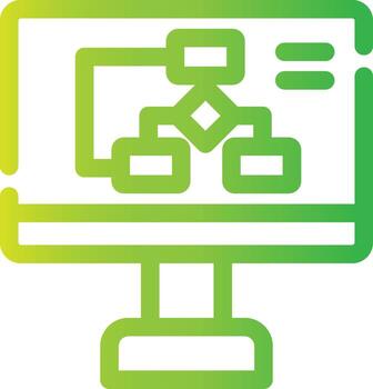 diseño de icono creativo de algoritmo vector