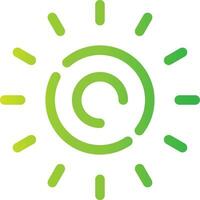 Sun Creative Icon Design vector