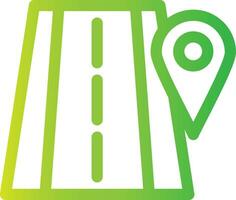 Road Location Creative Icon Design vector