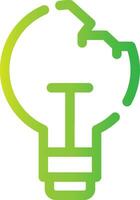 Light Bulb Creative Icon Design vector