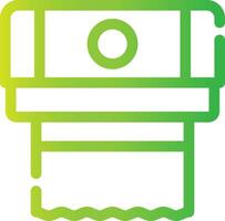 Paper Towel Creative Icon Design vector