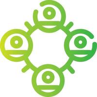 Global Network Creative Icon Design vector