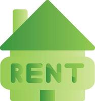 Rent Creative Icon Design vector