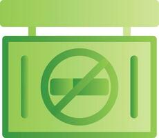 No Smoke Creative Icon Design vector