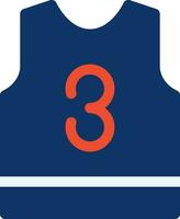 Basketball Jersey Creative Icon Design vector