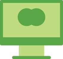 Monitor Creative Icon Design vector