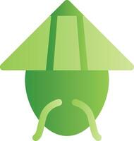 Bamboo Hat Creative Icon Design vector