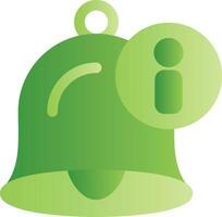 Notification Bell Creative Icon Design vector