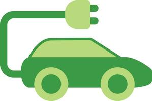 Electric Car Creative Icon Design vector