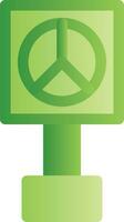 Peace Sign Creative Icon Design vector