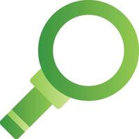Magnifying Creative Icon Design vector