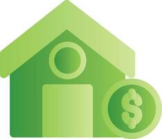 House Sale Creative Icon Design vector