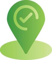 Checkmark Creative Icon Design vector