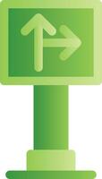 Traffic Sign Creative Icon Design vector