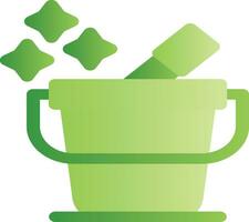 Bucket Creative Icon Design vector