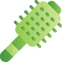 Hair Brush Creative Icon Design vector