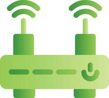 WiFi Router Creative Icon Design vector