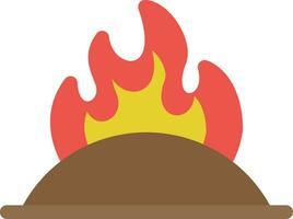 Incineration Creative Icon Design vector