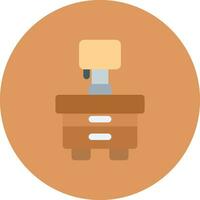 Side Table Creative Icon Design vector