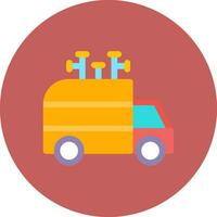 Delivery Truck Creative Icon Design vector