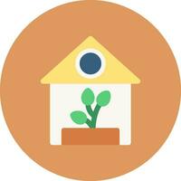 Greenhouse Creative Icon Design vector