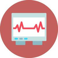 Electrocardiogram Creative Icon Design vector