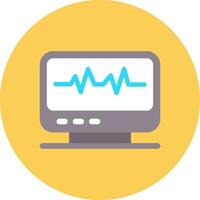 Electrocardiogram Creative Icon Design vector